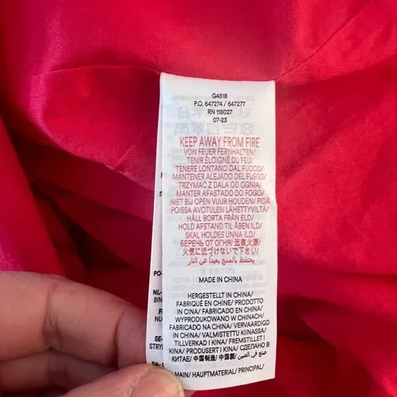 Boden NWT Pop Peony Festive Holiday Embroidered Long Sleeve Corduroy Dress 7-8Y - Picture 7 of 8